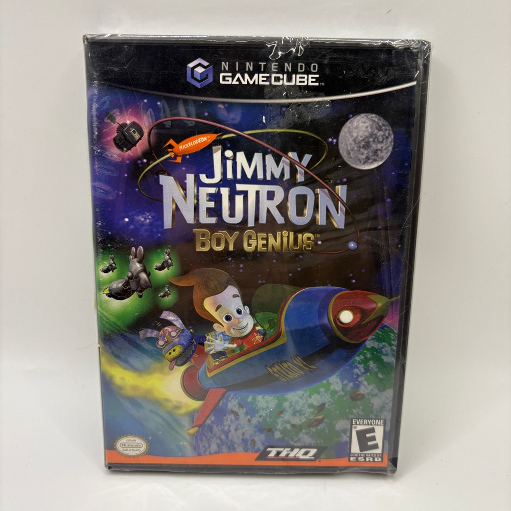 Nintendo GameCube Jimmy Neutron Boy Genius THQ Nickelodeon New Sealed DOL P GJNE